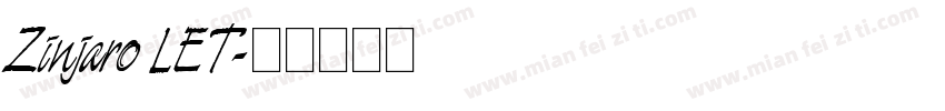 Zinjaro LET字体转换